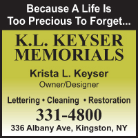 Headstones & Monuments-K.L. Keyser Memorials in Kingston, NY