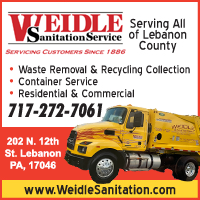 Weidle Sanitation is a trash & recycling company in  Lebanon, PA.