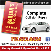 Auto Body Repair Elizabethtown-Mt. Joy, PA-Barton's Body Shop