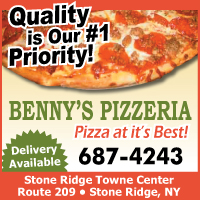 Pizza-Italian Restaurant in Stone Ridge, NY-Benny's Pizza