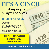 Tax Service-It's A Cinch Bookkeping & Tax Service in Ellenville, NY.