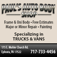 Auto Body Repair Shop in Ephrata, PA-Paul's Auto Body