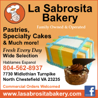 Bakery & Caterer-La Sabrosita Bakery in North Chesterfield, VA