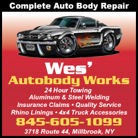 Wes' Autobody Works is an auto body repair shop in Millbrook, NY