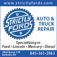 Strictly Fords provides auto repair in the Bullville, NY area.