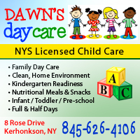 Daycare-Preschool in Kerhonkson, NY-Dawn's Day Care