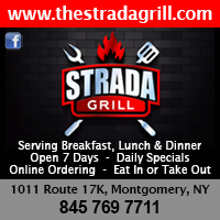 Strada Grill is breakfast & lunch cafe in Montgomery, NY.