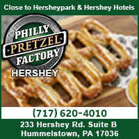 Philly Pretzel Factory is a pretzel factory in the Hershey-Hummelstown PA area.