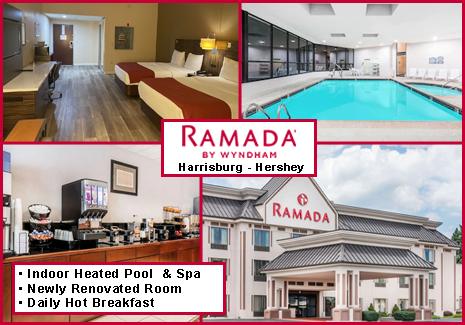 Hotel in Hershey-Harrisburg PA Area-Ramada Harrisburg Hershey