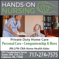 Nurses-Home Health Care Lebanon, PA Area-Hands-On Nursing Agency