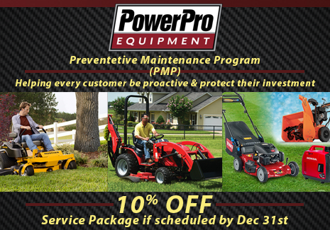 PowerPro carries lawnmowers, tractors & chainsaws sales & rentals in Lebanon PA.