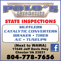 Auto Repair & Tires Chester, VA-VA State Inspection at Polo's Automotive