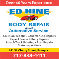Ed Hine Body Repair & General Maintenance is an auto body & repair shop serving the Lebanon, PA area.