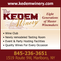 Winery-Wine Tasting in Marlboro NY at Kedem Winery