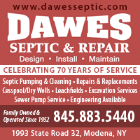 Septic Tank Pumping, Cleaning, Installation & Repair-Dawes Septic & Repair-Modena, NY