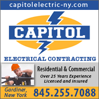 Electricians from Capitol Electric provide electrical services in Gardiner, NY area.