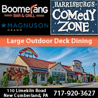 Boomerang Bar & Grill is a Restaurant-Bar-Comedy Club in New Cumberland, PA