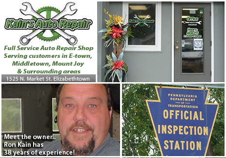 Kain's Auto Repair is an auto repair shop in Elizabethtown, PA.