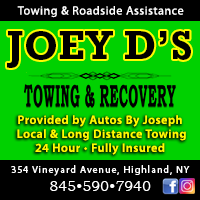 24 Hr Towing & Roadside Assistance in Highland, NY- Nicky D's Towing & Recovery