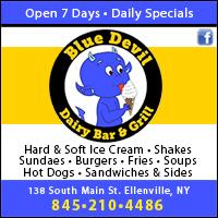 Ice Cream Stand & Grill in Ellenville NY-Blue Devil Dairy Bar & Grill