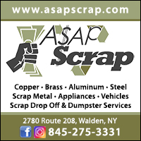 ASAP Scrap is a scrap metal recycling center in Walden, NY.