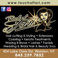 Touch of Tori Hair & Beauty Salon is a hair salon in Walden, NY.