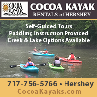 Kayaking-Kayak Rentals in Hershey, PA-Cocoa Kayak Rentals of Hershey