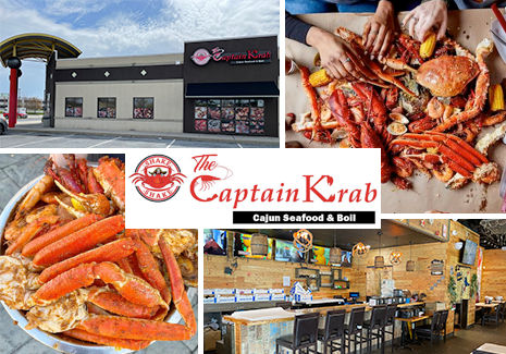 The Captain Krab Cajun Seafood & Boil is a Seafood Restaurant in  Harrisburg PA.