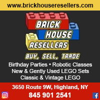 Brick House Resellers is a lego store in Highland NY.