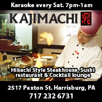 Kajimachi is a Japanese restaurant in the Harrisburg-Hershey PA area.