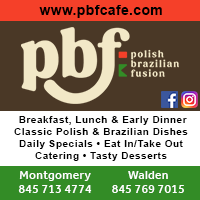PBF Cafe is a Polish Brazilian Fusion Restaurant  located in Montgomery & Walden NY.