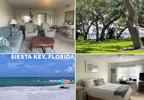 Condo for rent in Siesta Key Florida at Bay Tree Club- Sarasota County Fl