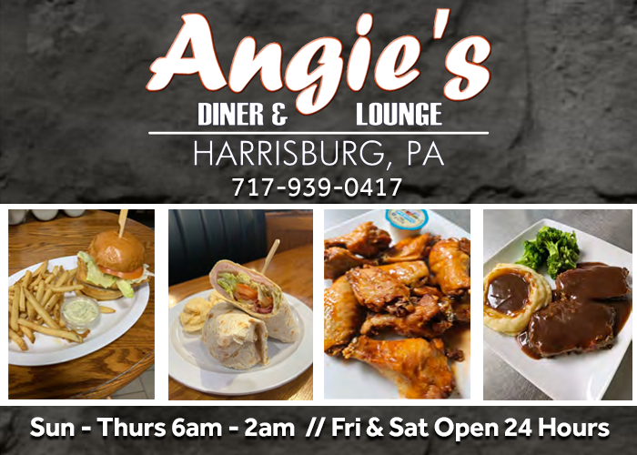 Angie's Diner & Lounge is a restaurant located in Harrisburg, PA.